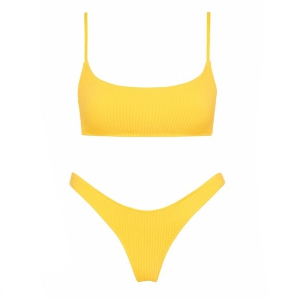 Triangl Mica Sunshine Ribbed Bikini